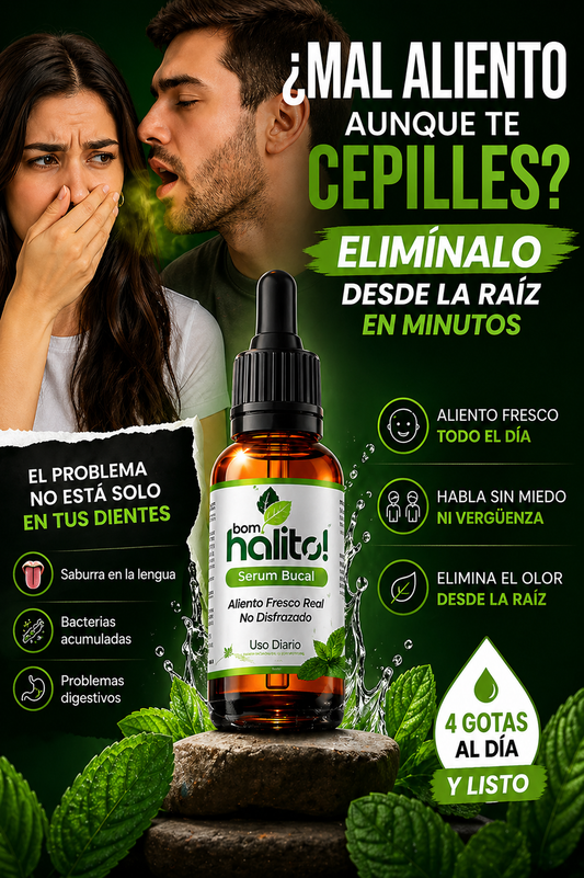 🦷 Bom Hálito — Elimina el mal aliento